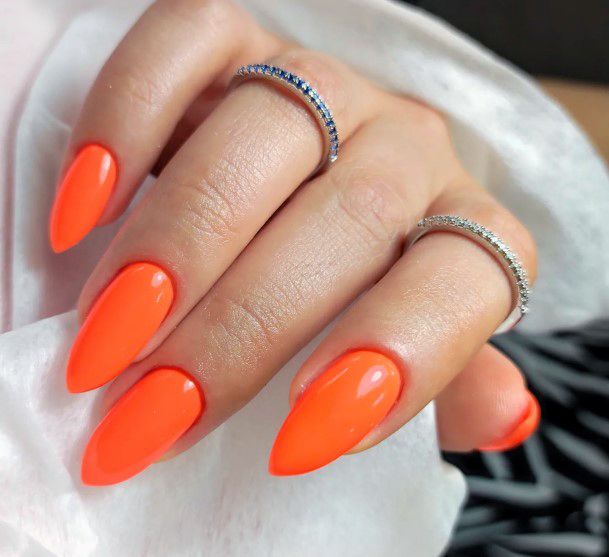 Marvelous Womens Nails Orange