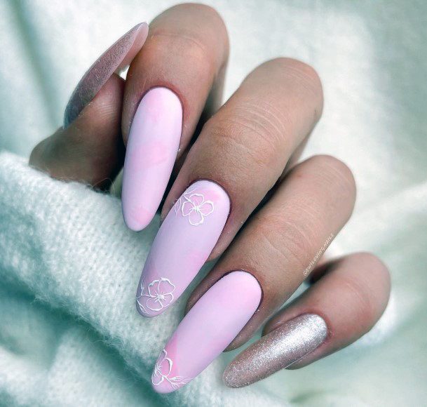 Marvelous Womens Nails Pink Dress