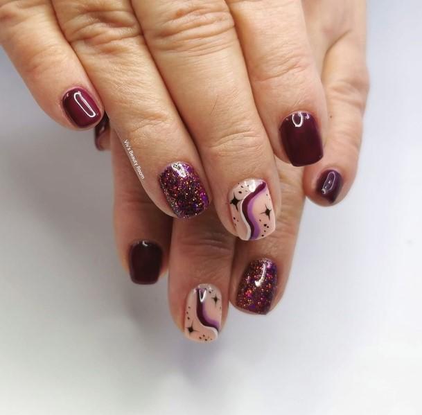 Marvelous Womens Nails Plum