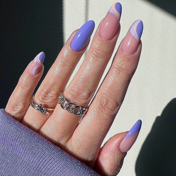 Marvelous Womens Nails Purple Dress