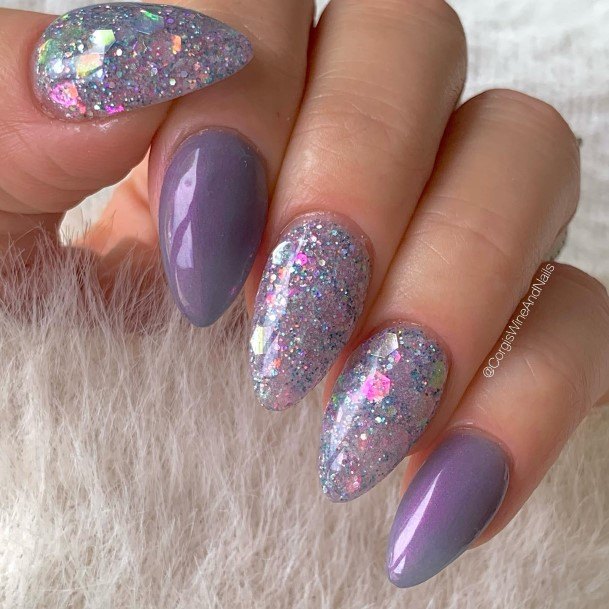 Marvelous Womens Nails Purple Summer