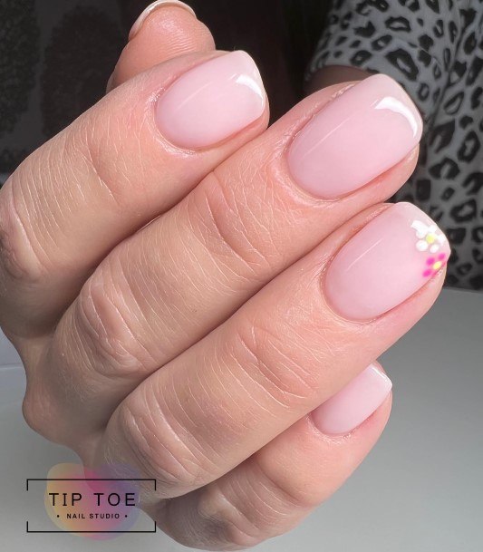 Marvelous Womens Nails Short Pink