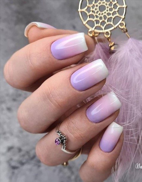 Marvelous Womens Nails Square Ombre