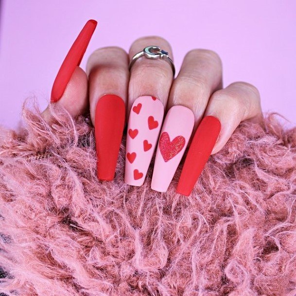 Marvelous Womens Nails Valentines Day