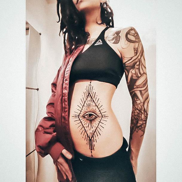 Marvelous Womens Tattoos All Seeing Eye