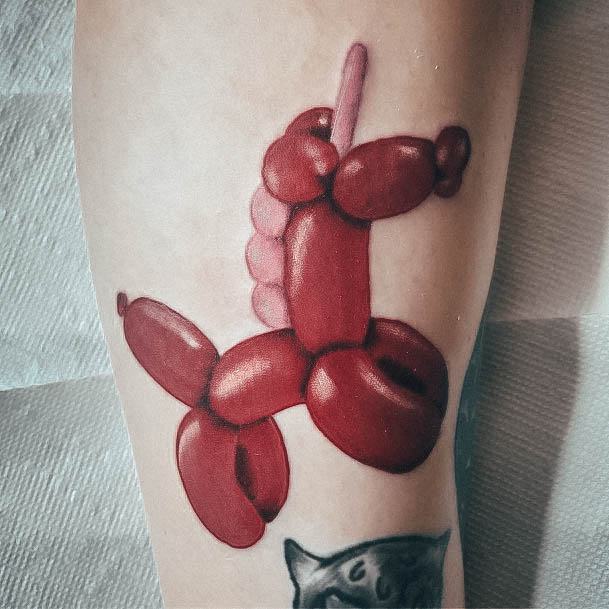 Marvelous Womens Tattoos Ballon Animal