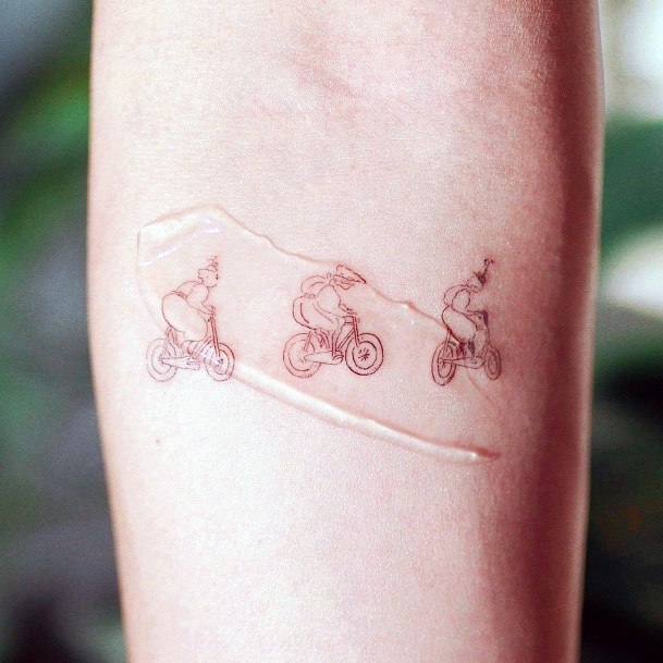 Marvelous Womens Tattoos Bicycle