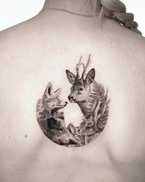 Marvelous Womens Tattoos Caribou Reindeer