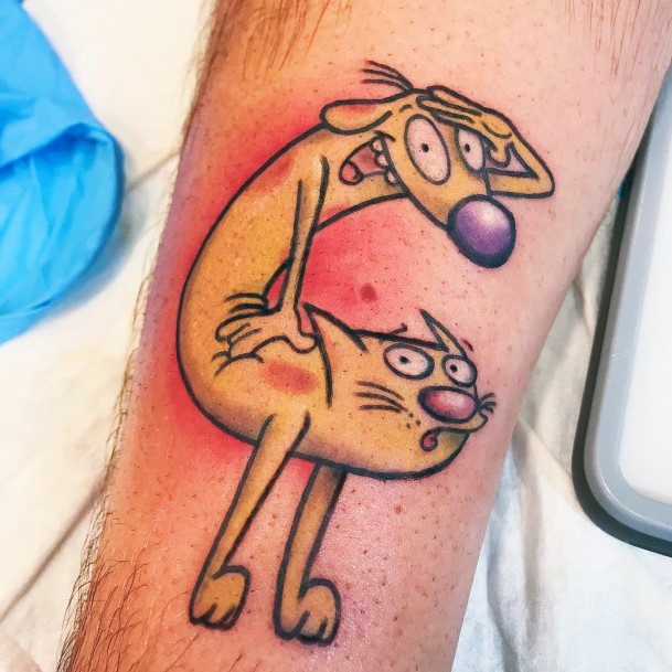 Marvelous Womens Tattoos Catdog