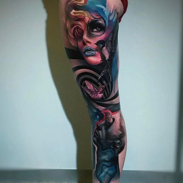 Marvelous Womens Tattoos Color