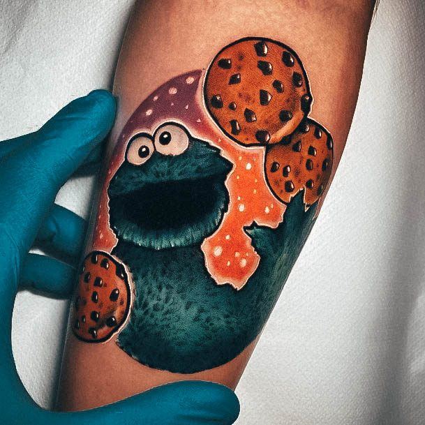 Marvelous Womens Tattoos Cookie Monster