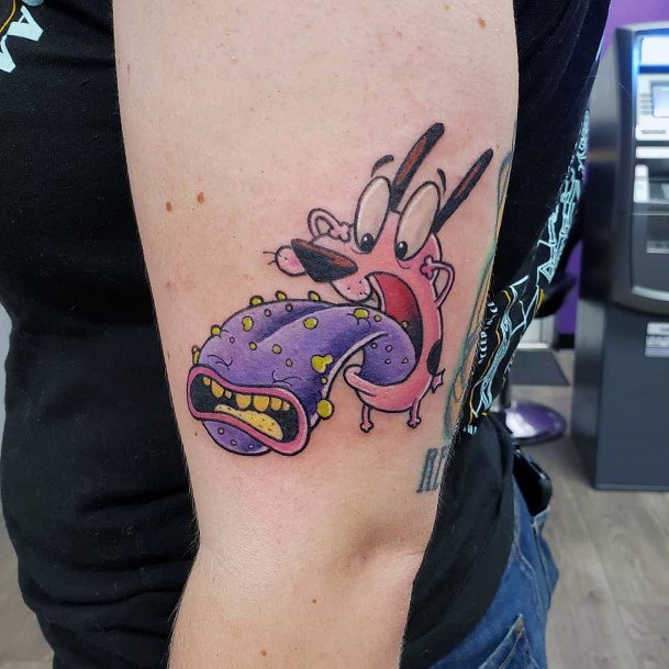 Marvelous Womens Tattoos Courage The Cowardly Dog