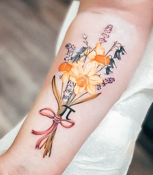 Marvelous Womens Tattoos Daffodil