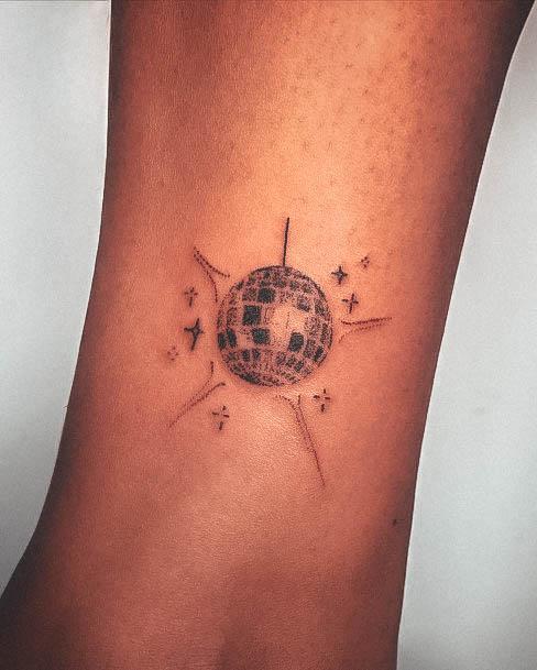 Marvelous Womens Tattoos Disco Ball