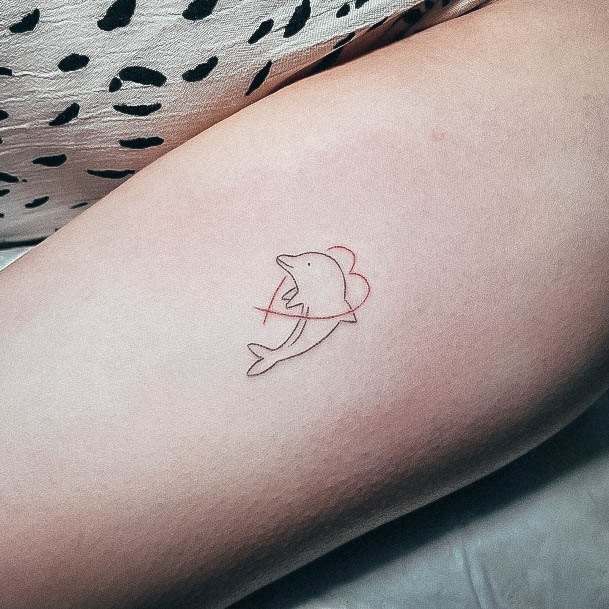 Marvelous Womens Tattoos Dolphin