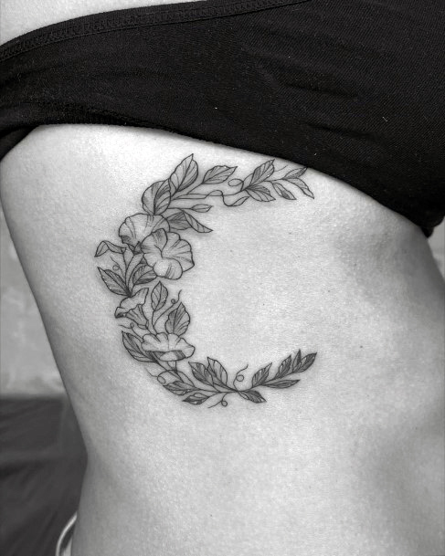 Marvelous Womens Tattoos Flower Moon