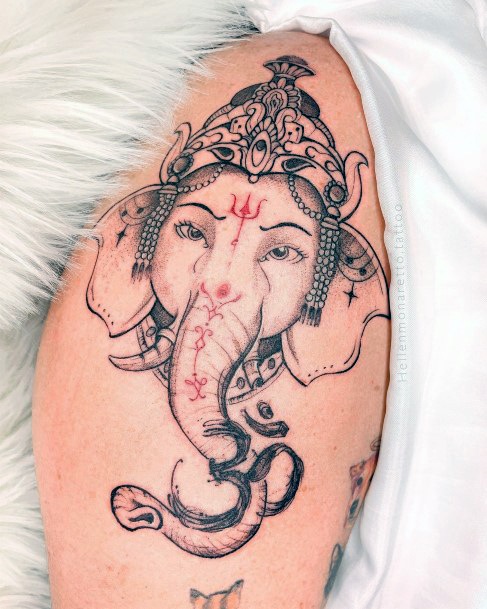 Marvelous Womens Tattoos Ganesha