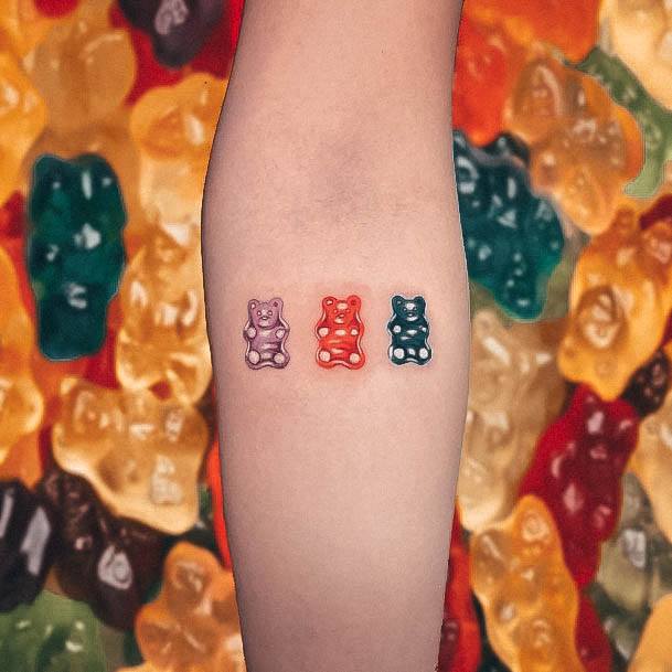 Marvelous Womens Tattoos Gummy Bear