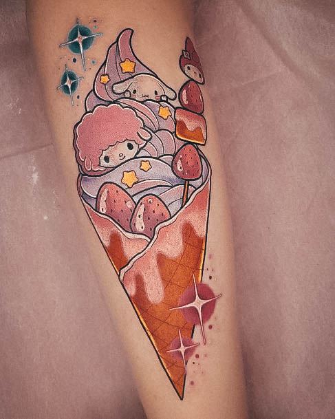 Marvelous Womens Tattoos Ice Cream