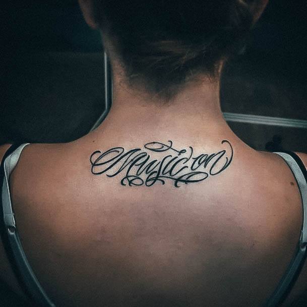 Marvelous Womens Tattoos Lettering