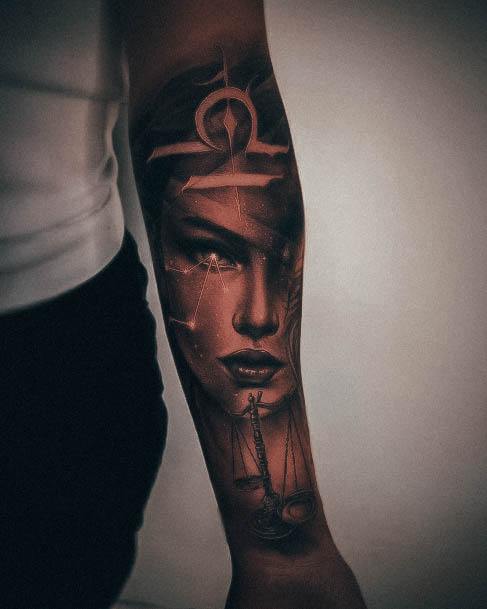 Marvelous Womens Tattoos Libra