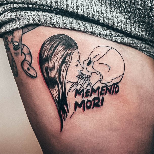 Marvelous Womens Tattoos Memento Mori