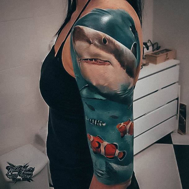 Marvelous Womens Tattoos Ocean