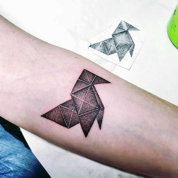 Marvelous Womens Tattoos Origami