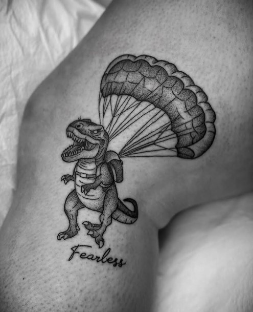 Marvelous Womens Tattoos Parachute Skydiving