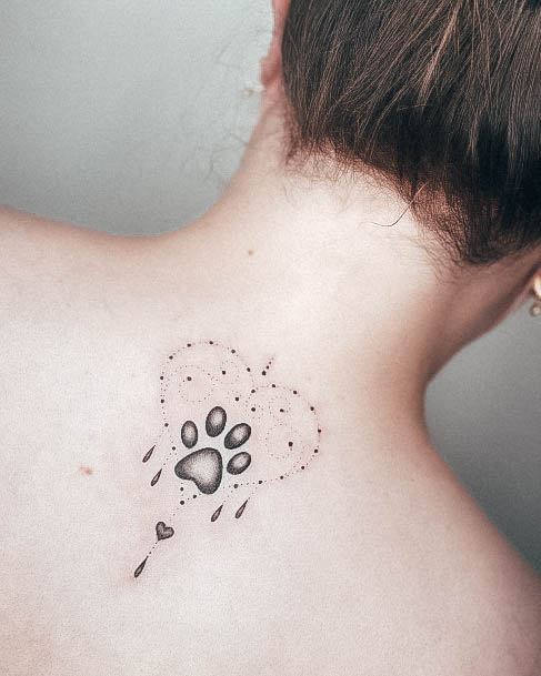 Marvelous Womens Tattoos Paw Print