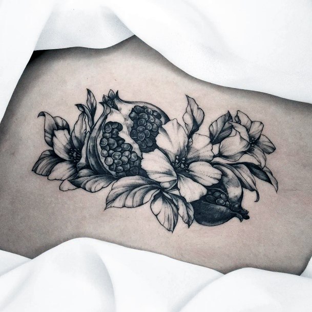 Marvelous Womens Tattoos Pomegranate