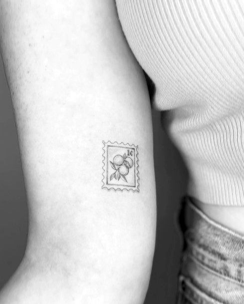 Marvelous Womens Tattoos Postage Stamp