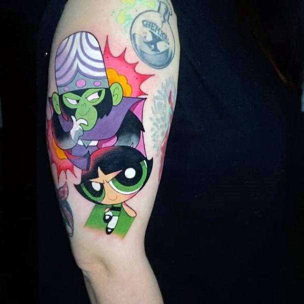 Marvelous Womens Tattoos Powerpuff Girls Buttercup