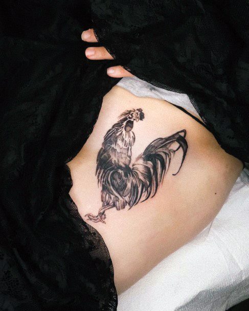 Marvelous Womens Tattoos Rooster
