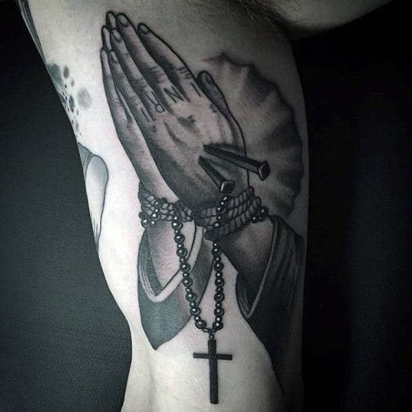 Marvelous Womens Tattoos Rosary Prayer