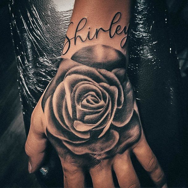 Marvelous Womens Tattoos Rose Hand