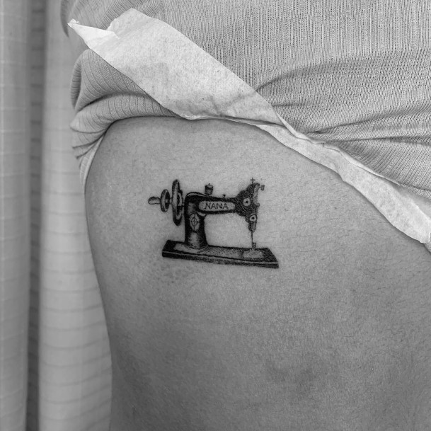 Marvelous Womens Tattoos Sewing Machine