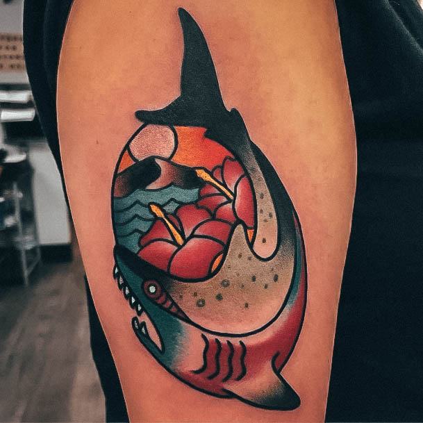 Marvelous Womens Tattoos Shark