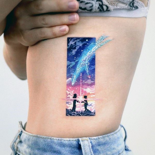 Marvelous Womens Tattoos Shooting Star