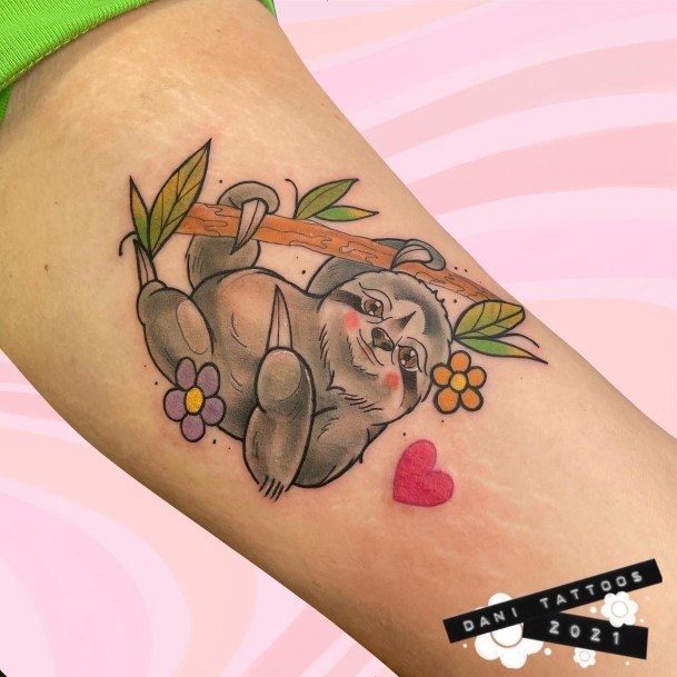 Marvelous Womens Tattoos Sloth