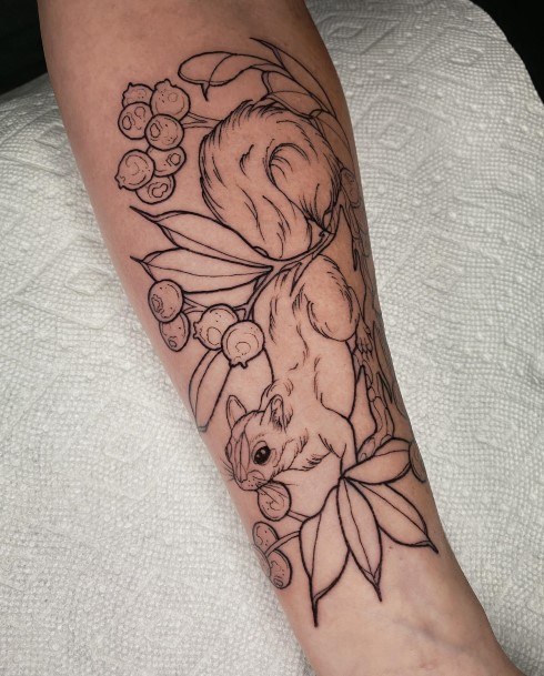 Marvelous Womens Tattoos Squirrel