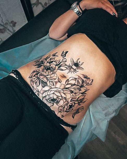 Marvelous Womens Tattoos Stomach