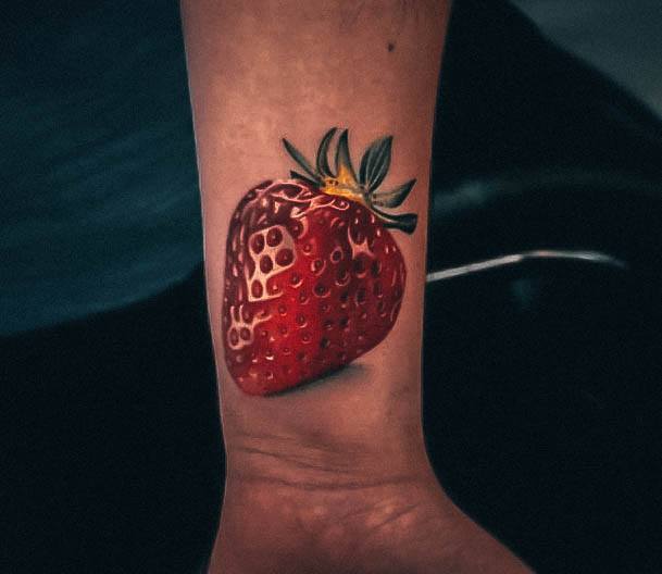 Marvelous Womens Tattoos Strawberry