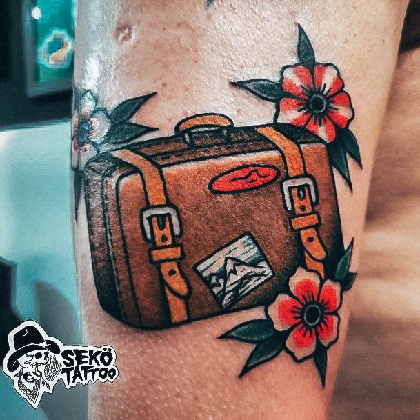 Marvelous Womens Tattoos Suitcase