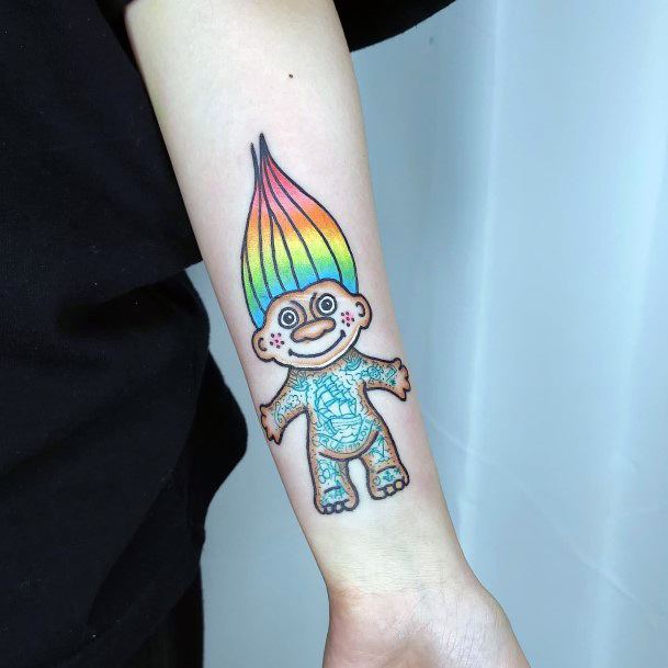 Marvelous Womens Tattoos Troll Doll