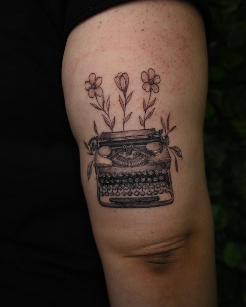 Marvelous Womens Tattoos Typewriter