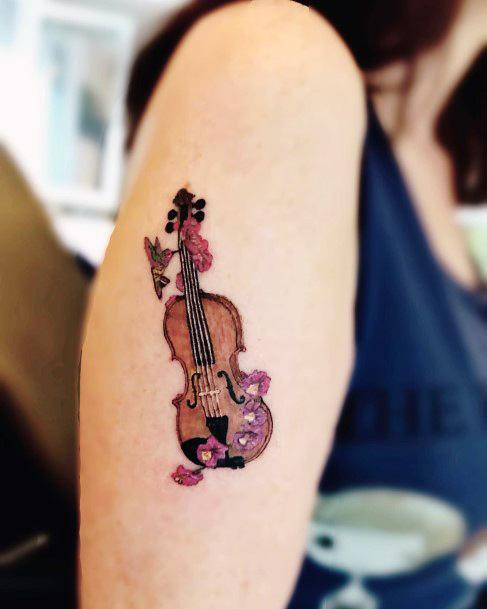 Marvelous Womens Tattoos Violin