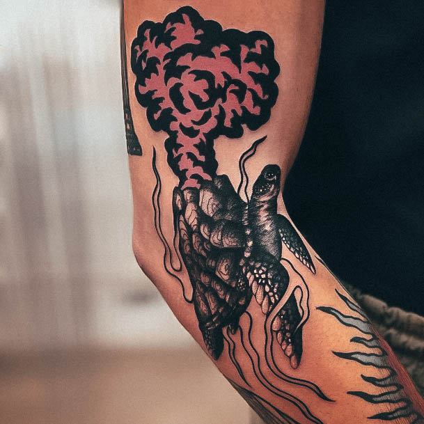 Marvelous Womens Tattoos Volcano