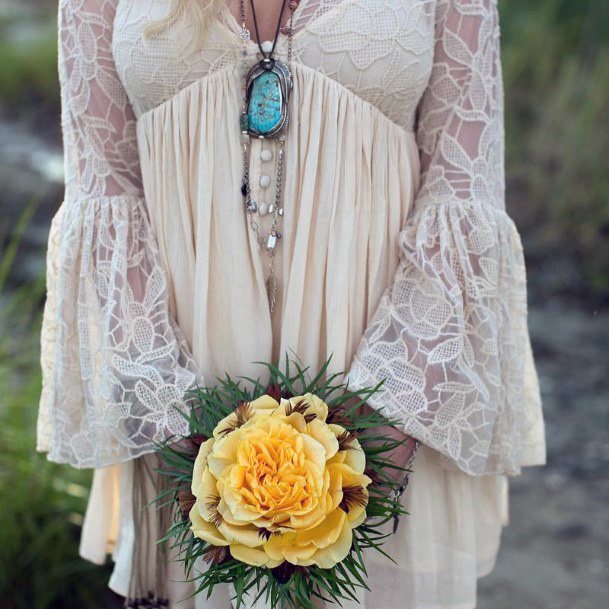 Marvelous Yellow Wedding Bouquet Ideas For Bride