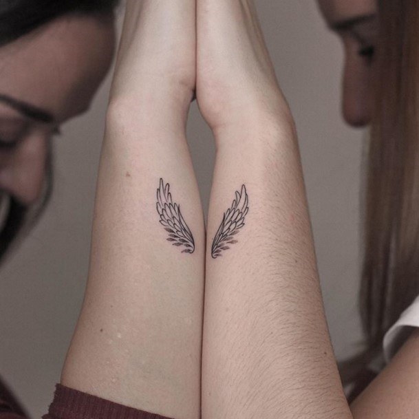 Matching Wing Tattoo Women